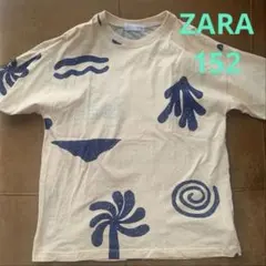 ZARA アートプリント Tシャツ 152