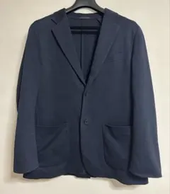 25年製 ユニクロ UNIQLO コンフォート2Bジャケット ネイビー XL