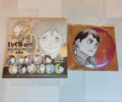 ハイキュー　デコレクション缶バッジ　牛島若利