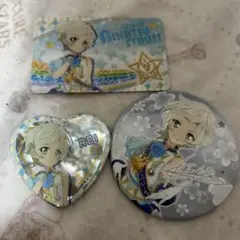 アイカツスターズ 騎咲レイ 缶バッジ ファン証明書 セット