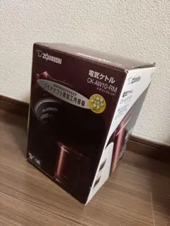 新品 ZOJIRUSHI 象印 電気ケトル メタリックレッド CK-AW10のサムネイル