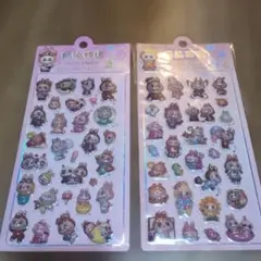 ラブブ　3D立体シール　2シートセット