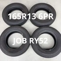 165R13 6PR LT YOKOHAMA JOB RY52 2019年製4本のサムネイル