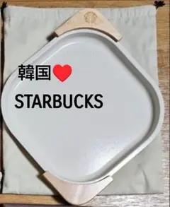 未使用★韓国スタバ　クリームピンクPAN＆PLATE パン＆プレート　非売品のサムネイル