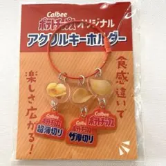 カルビー　アクリルキーホルダー　ワイヤーキーリング　ポテトチップス　オリジナル