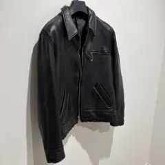 美品⭐️ミハラヤスヒロ シングルライダースジャケット ラムレザー グリーン 46 3079001111449477_01_5693w.jpeg