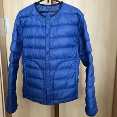 トップバリュー　ダウンジャケット　XL ブルー