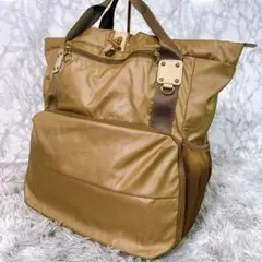 【カナナプロジェクト】 ピクニックバッグ リュック L 2way トート カーキのサムネイル