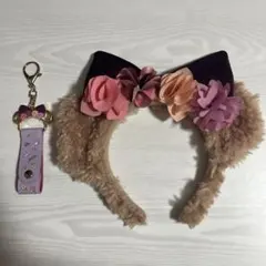 ディズニー シェリーメイ 花 フラワー カチューシャ&カチューシャホルダーセット