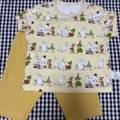ムーミン　ユニクロ　パジャマ　90 半袖半ズボン