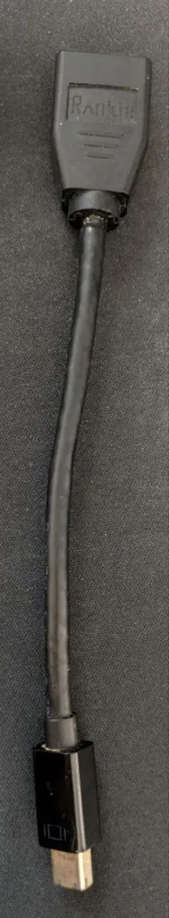 ジャンク miniDP DisplayPort変換コネクタ 約10cm