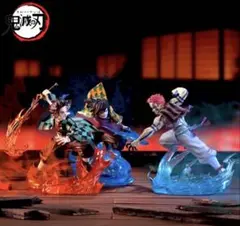 鬼滅の刃 XrossLinkフィギュア 竈門炭治郎 冨岡義勇 猗窩座 3種セット