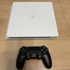 PlayStation 4 ホワイト 本体 + ブラックコントローラー