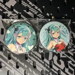 初音ミク 楽コレ 缶バッジ 2種 楽天コレクション