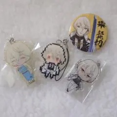 髭切　アクリルキーホルダー・缶バッジセット