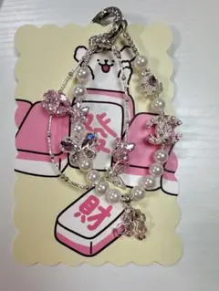 可愛いスマホストラップ　ハンドメイド
