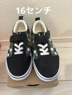 ドット柄 バンズスニーカー 16センチ