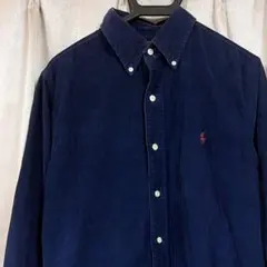 美品 Polo Ralph Lauren 長袖シャツ ロゴ刺繍 コーデュロイ Lのサムネイル