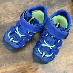 18cm　ムーンスター　青 スニーカー 男の子のサムネイル