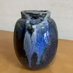 C-5 最高級 大型 植木鉢 陶器製 浮き彫り紋様 釉薬 碧 睡蓮鉢 メダカ鉢