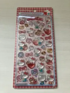 ボンボンドロップシール　ハローキティ　赤