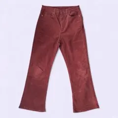 UNIQLO ブーツカットフレアパンツ コーデュロイ