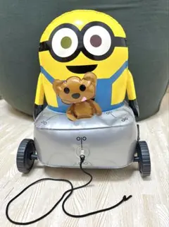 【USJ限定】ミニオン お散歩マスコット ボブ＆ティム ビニール玩具 コロコロ