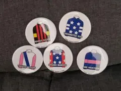 岩手競馬　所属騎手勝負服缶バッジ