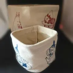 ムーミン 帆布製小物入れ スナフキン スノークのお嬢さん リトルミイ