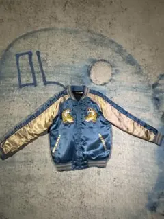 P*n様 虎刺繍 サテン スカジャン