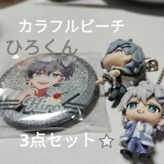 ⭐カラフルピーチ ⭐3点セット 缶バッチ＆キーホルダー