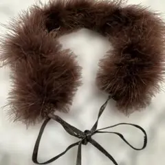 つけ襟　マフラー　ネック飾り　ファー　毛皮　ティペット