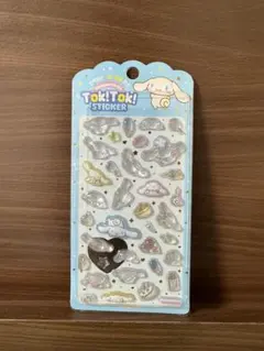 韓国限定 サンリオ　シナモロールボンボンドロップ3Dシール