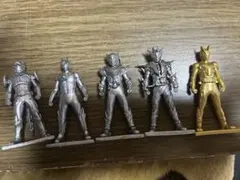 仮面ライダーゼッツ フィギュア付きチョコスナック シルバー 4種おまけ