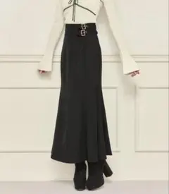 アプレジュール ダブルベルトマーメイドスカートのサムネイル