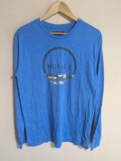 Lsize HURLEY 青 長袖カットソーのサムネイル