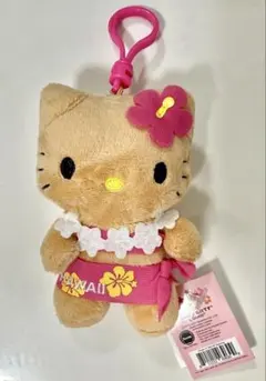 【新品タグ付】日焼けキティ ハワイ限定 マスコット キーホルダー サンリオ