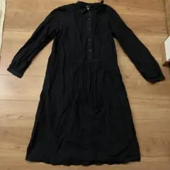 ELFIN DOLL エルフィンドール　マタニティ　シャツワンピース　ネイビー