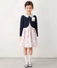 新品⭐︎未使用　プティマイン 120 花柄　フォーマル 入学式　入園式