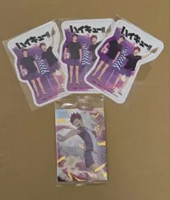 ハイキュー!!ウエハース6　ステッカー　天童・牛島