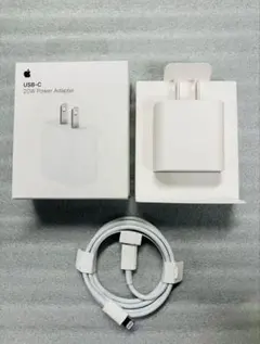 新品 未開封20W USB-C電源アダプター + usbcケーブル
