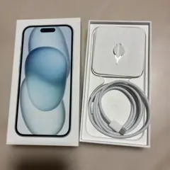 iPhone15箱/ケーブル付き