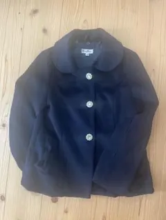 ウールコート ネイビー 140cm