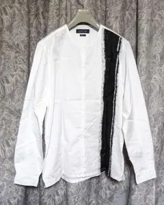 ZARA MANアートノーカラーシャツ