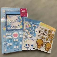 ぷくぷくあわわちゃん　平成レトロ可愛い♡なっとうちゃん　携帯風メモブックセット