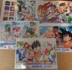 一番くじ ドラゴンボール H賞 鳥山明カラーイラストクリアポスター