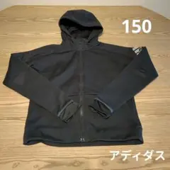 adidas フード付き ジャケット 黒（150）のサムネイル