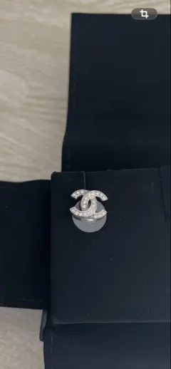 CHANEL ロゴデザイン 片耳用ピアス