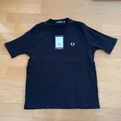 FRED PERRYフレッドペリー 別注 ランダムリブ ワンポイント刺繍Tシャツ