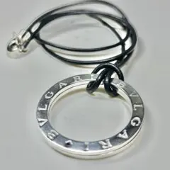 BVLGARIブルガリブルガリ ネックレス シルバーキーリング